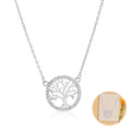 Collar del Árbol de la vida de plata de ley