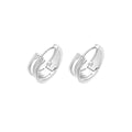 Pendientes de plata de ley para mujeres y niñas